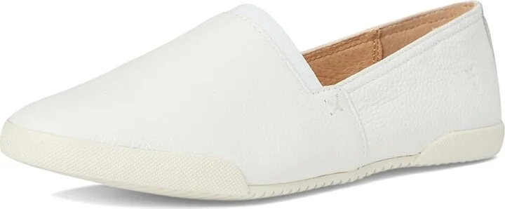 Frye Melanie Slip On Women's Slip on Shoes White 1 : 6 B - Medium, Leather - Image 5