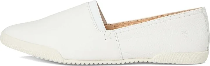 Frye Melanie Slip On Women's Slip on Shoes White 1 : 6 B - Medium, Leather - Image 6