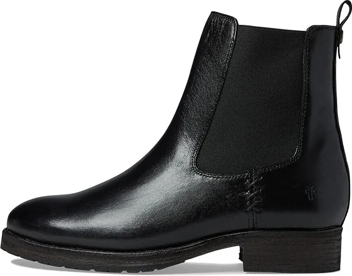 Frye Melissa Double Sole Chelsea Women's Shoes Black : 8 B - Medium, Leather - Image 5