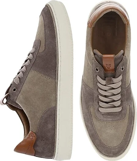 Frye Men's Astor Suede Lace-up Sneakers Taupe