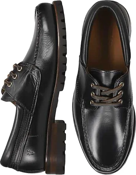 Frye Men's Hudson Camp Moc Toe Loafers Black