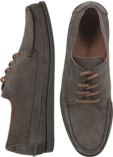 Frye Men's Mason Leather Field Moc Toe Loafers Charcoal