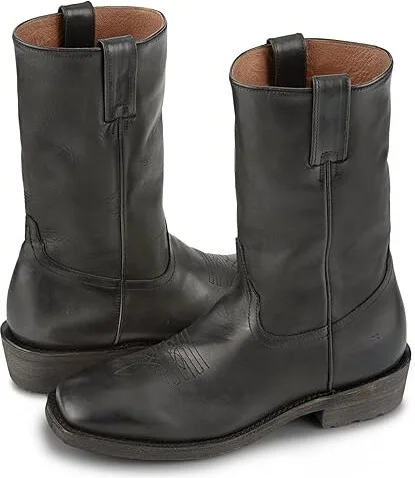 Frye Nash Roper Men's Boots Black : 9.5 D - Medium, Leather