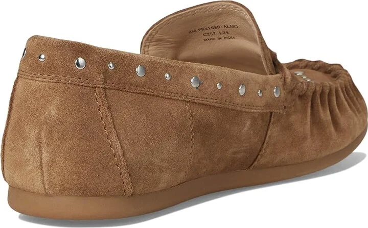 Frye Naya Stud Moc Women's Shoes Almond : 8 B - Medium, Leather/Suede - Image 4