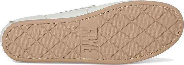 Frye Naya Stud Moc Women's Shoes White : 7 B - Medium, Leather/Suede - Image 3