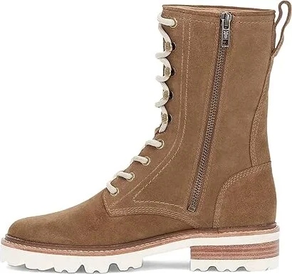 Frye Olivia Combat Women's Boots Almond : 7 B - Medium, Leather - Image 6