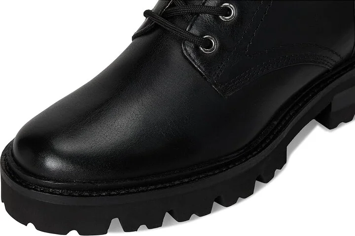 Frye Olivia Combat Women's Boots Black : 6.5 B - Medium, Leather - Image 2