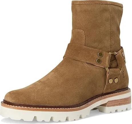 Frye Olivia Harness Short Women's Boots Almond : 7.5 B - Medium, Suede - Image 5