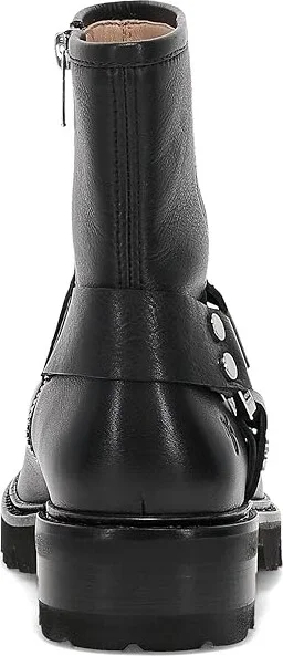 Frye Olivia Harness Short Women's Boots Black : 7.5 B - Medium, Suede - Image 4
