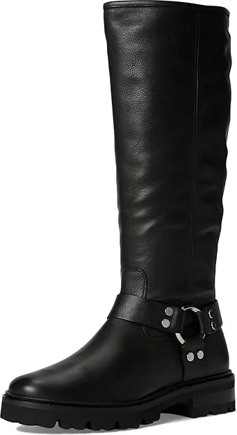 Frye Olivia Harness Tall Women's Boots Black : 6.5 B - Medium, Leather - Image 5
