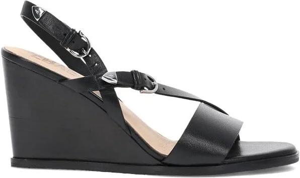 Frye Rachel Buckle Sandal - Women's Leather Open Toe Sandals with Adjustable Ankle Strap