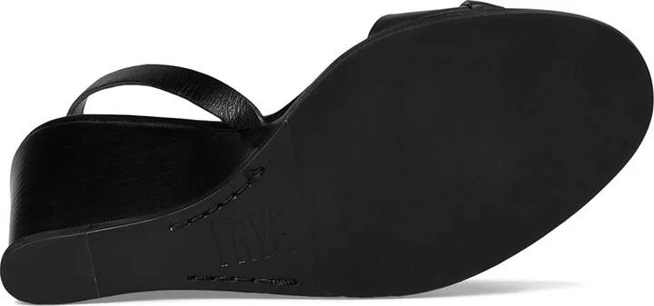 Frye Rachel Buckle Sandals Women's Sandals Black : 7 B - Medium, Leather - Image 3