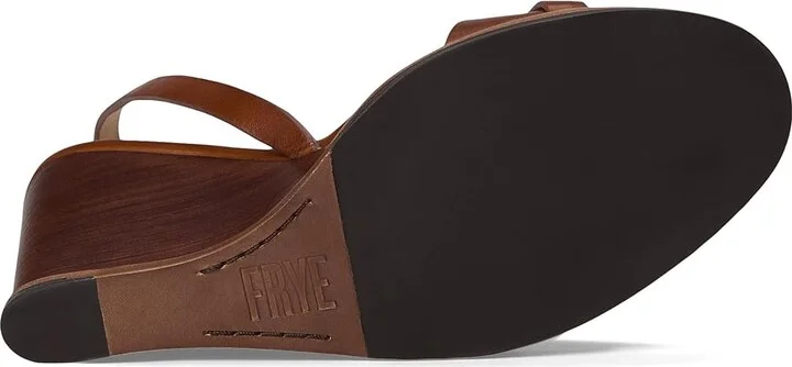 Frye Rachel Buckle Sandals Women's Sandals Cinnamon : 10 B - Medium, Leather - Image 3