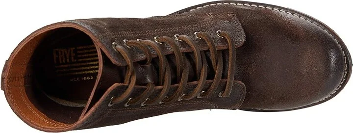 Frye Sabrina 6G Lace Up Women's Lace-up Boots Dark Brown Oiled Suede : 6 B - Medium, Leather - Image 2