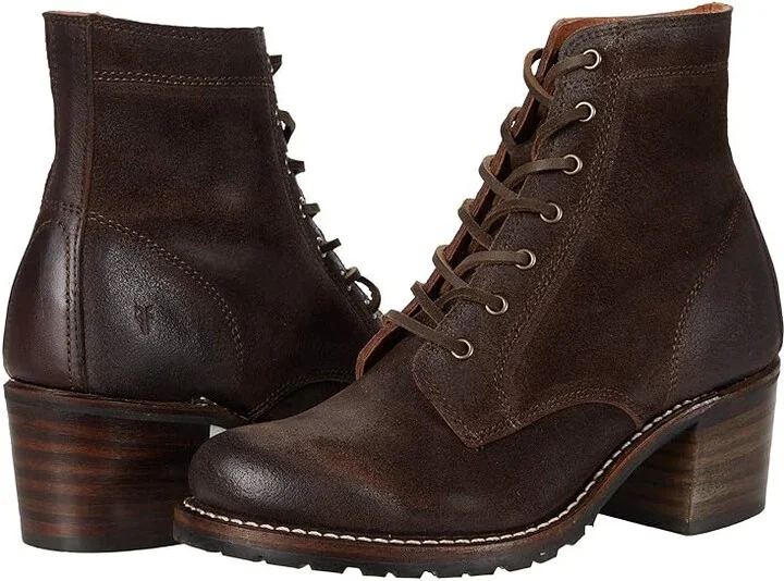 Dark Brown Oiled Suede