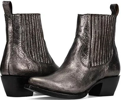 Frye Sacha Chelsea Women's Boots Dark Pewter : 5.5 B - Medium, Leather