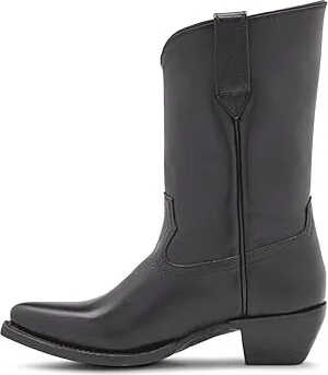 Frye Sacha Mid Pull On Women's Boots Black : 10 B - Medium, Leather - Image 6