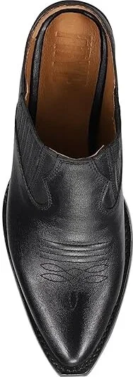 Frye Sacha Mule Women's Boots Black : 6.5 B - Medium, Leather - Image 2