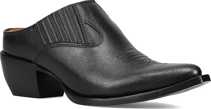 Frye Sacha Mule Women's Boots Black : 6.5 B - Medium, Leather - Image 5