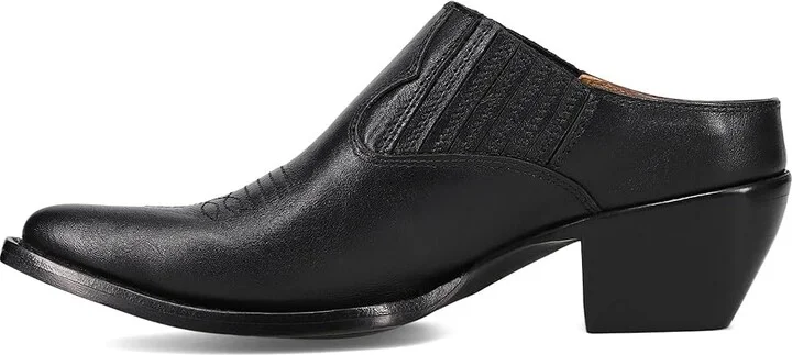 Frye Sacha Mule Women's Boots Black : 6.5 B - Medium, Leather - Image 6