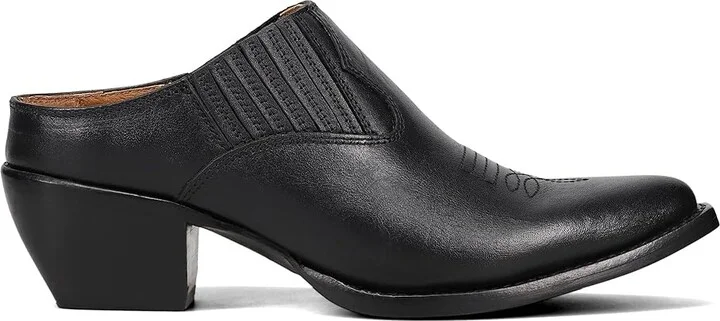 Frye Sacha Mule Women's Boots Black : 6.5 B - Medium, Leather - Image 7