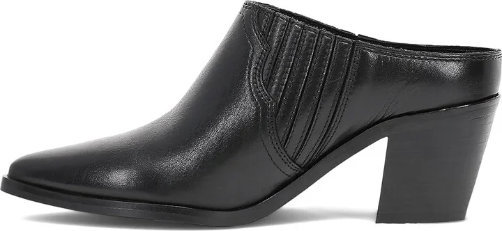 Frye Sara Western Mule Women's Boots Black : 7 B - Medium, Leather - Image 5