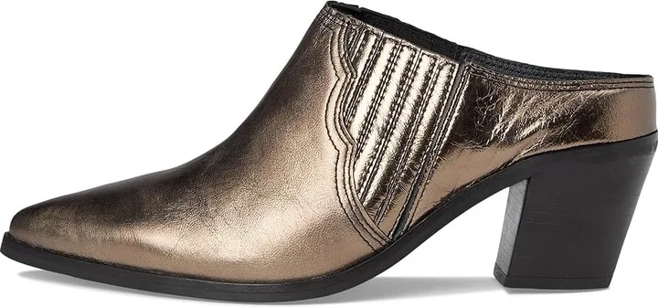 Frye Sara Western Mule Women's Boots Bronze : 6.5 B - Medium, Leather - Image 6