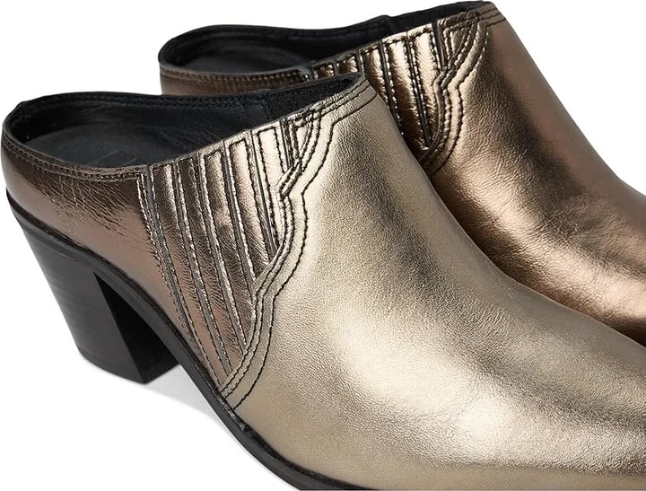 Frye Sara Western Mule Women's Boots Bronze : 6.5 B - Medium, Leather - Image 7