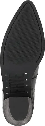Frye Sara Western Short Women's Boots Black : 9 B - Medium, Leather - Image 3
