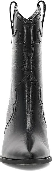 Frye Sara Western Short Women's Boots Black : 9 B - Medium, Leather - Image 5