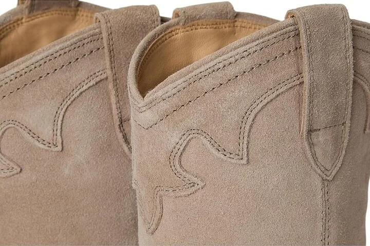 Frye Sara Western Short Women's Boots Taupe : 8.5 B - Medium, Leather - Image 7