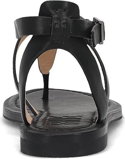 Frye Taylor Sandal Women's Sandals Black : 10 B - Medium, Leather - Image 4