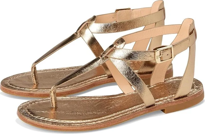 Frye Taylor Sandal Women's Sandals Dark Gold : 7 B - Medium, Leather