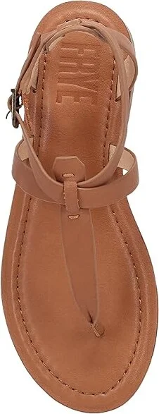 Frye Taylor Sandal Women's Sandals Tan : 8.5 B - Medium, Leather - Image 2