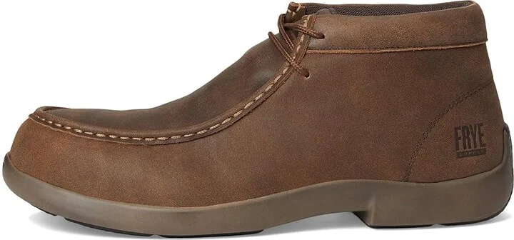 Frye The Safety-Crafted Utility Moc Men's Work Boots Brown : 11.5 M, Leather - Image 6