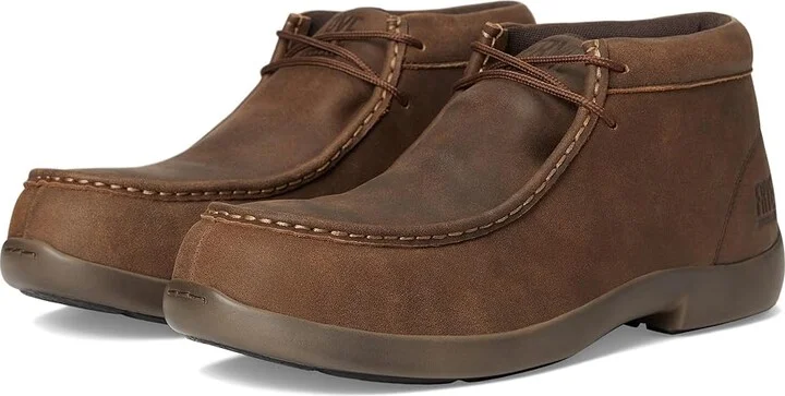 Frye The Safety-Crafted Utility Moc Men's Work Boots Brown : 11.5 M, Leather
