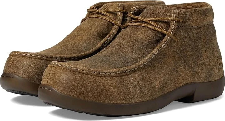 Frye The Safety-Crafted Utility Moc Men's Work Boots Tan : 8.5 M, Leather