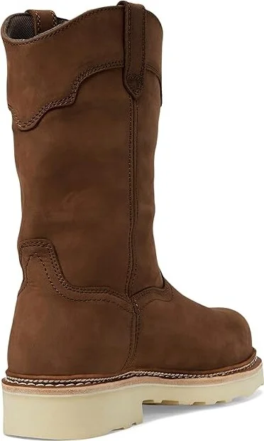 Frye The Safety-Crafted Wellington Boots Men's Work Boots Dark Brown : 6.5 M, Leather - Image 4