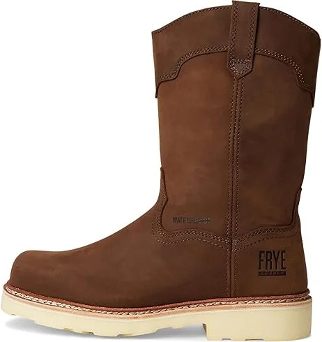 Frye The Safety-Crafted Wellington Work Boots Men's Work Boots Dark Brown : 10.5 M, Leather - Image 6