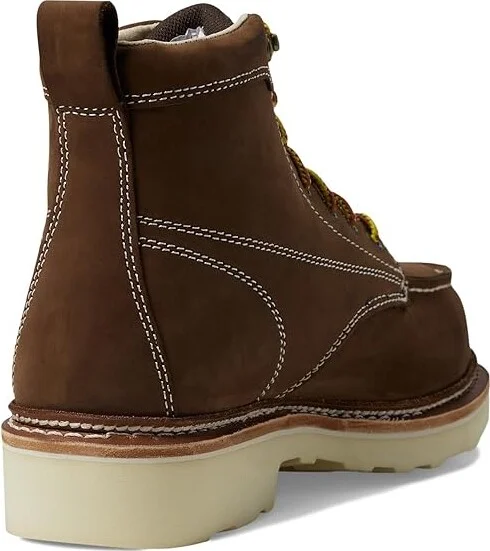 Frye The Safety-Crafted Work Boots Men's Work Boots Dark Brown : 7 M, Leather - Image 4