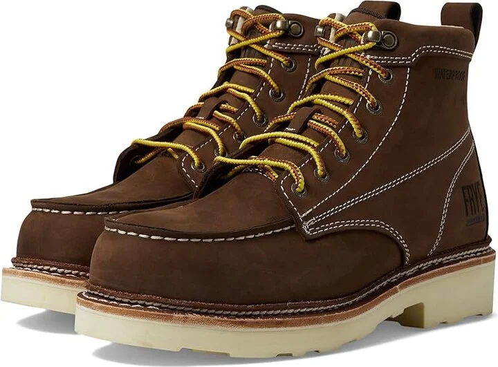 Frye The Safety-Crafted Work Boots Men's Work Boots Dark Brown : 7 M, Leather