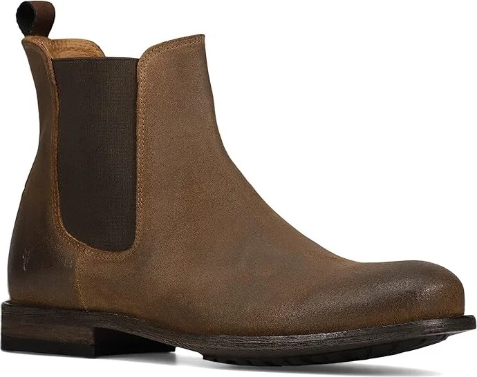 Frye Tyler Flex Chelsea Men's Boots Bark : 8.5 D - Medium, Leather - Image 5