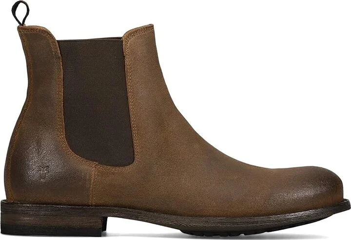 Frye Tyler Flex Chelsea Men's Boots Bark : 8.5 D - Medium, Leather - Image 7