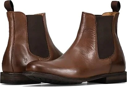 Frye Tyler Flex Chelsea Men's Boots Cognac : 8.5 D - Medium, Leather