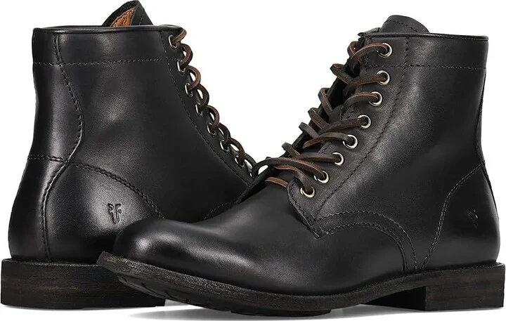 Frye Tyler Flex Lace Up Men's Boots Black 1 : 10.5 D - Medium, Leather