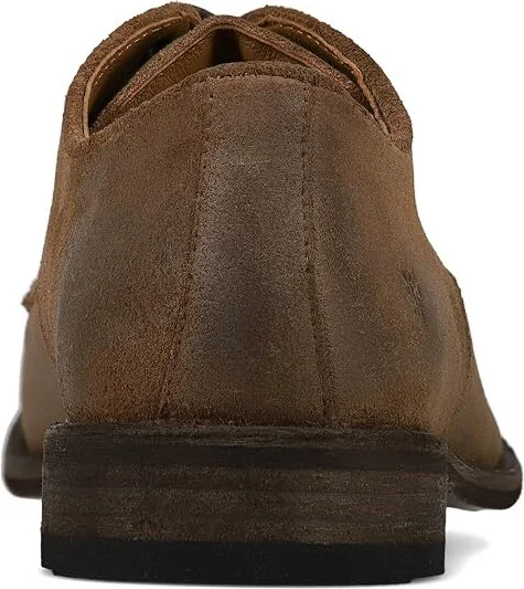 Frye Tyler Flex Oxford Men's Lace Up Wing Tip Shoes Bark : 8 D - Medium, Leather - Image 4