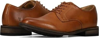 Frye Tyler Flex Oxford Men's Lace Up Wing Tip Shoes Saddle : 11 D - Medium, Leather