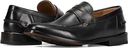 Frye Tyler Flex Penny Men's Lace Up Wing Tip Shoes Black : 12 D - Medium, Leather