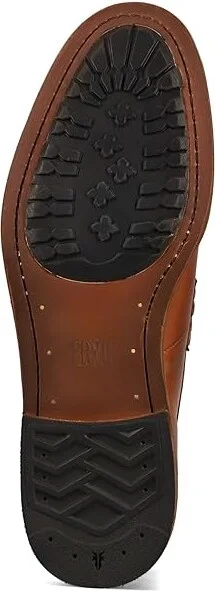 Frye Tyler Flex Penny Men's Lace Up Wing Tip Shoes Caramel : 9 D - Medium, Leather - Image 3