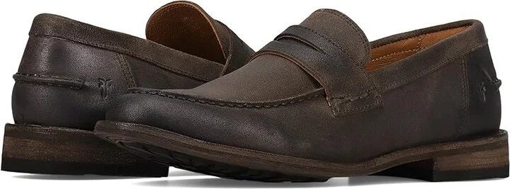 Frye Tyler Flex Penny Men's Lace Up Wing Tip Shoes Chocolate : 11 D - Medium, Leather